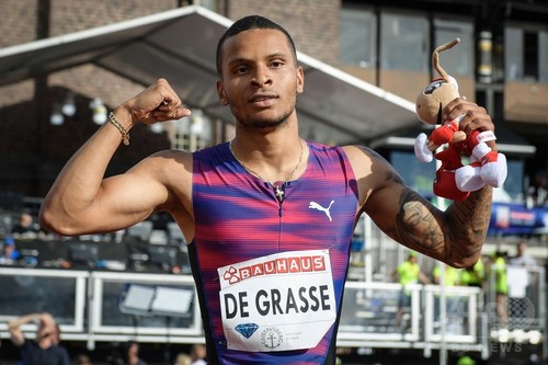 ボルトの後継者ドグラス、追い風参考で9秒69 ボルトの後継者ドグラス、追い風参考で9秒69