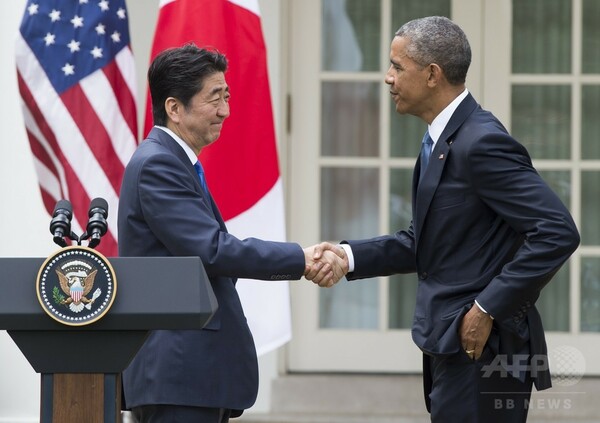 日米首脳会談、同盟関係の活性化を表明 中国の脅威に対抗