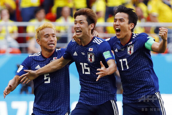 日本がコロンビアから金星、アジア勢はW杯史上初めて南米チ―ムに勝利