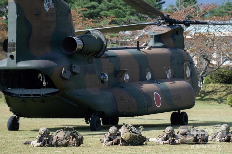 陸上自衛隊、英陸軍と共同訓練 静岡 陸上自衛隊、英陸軍と共同訓練 静岡