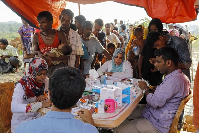 バングラデシュ、ロヒンギャ2350人以上を治療 銃・なた・地雷などで負傷 バングラデシュ、ロヒンギャ2350人以上を治療 銃・なた・地雷などで負傷