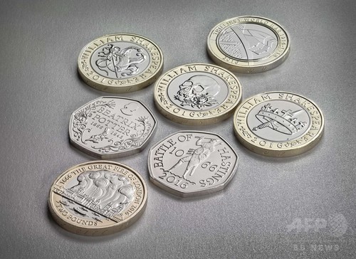 2016年の英記念硬貨、シェイクスピアやピーターラビットが登場 2016年の英記念硬貨、シェイクスピアやピーターラビットが登場