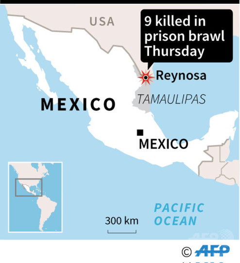 メキシコの刑務所で乱闘、受刑者9人死亡 メキシコの刑務所で乱闘、受刑者9人死亡