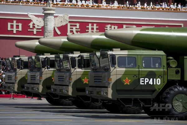 中国の軍事技術、西側と「ほぼ同等」に近づく 英報告書