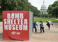 「ガザからの攻撃」防ぐシェルター、米首都でアート作品展示