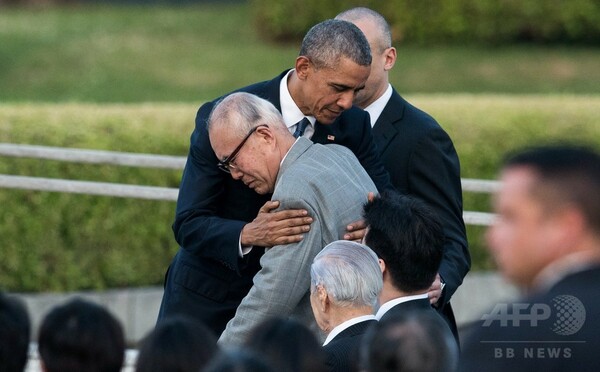オバマ米大統領、広島・平和記念公園で追悼演説