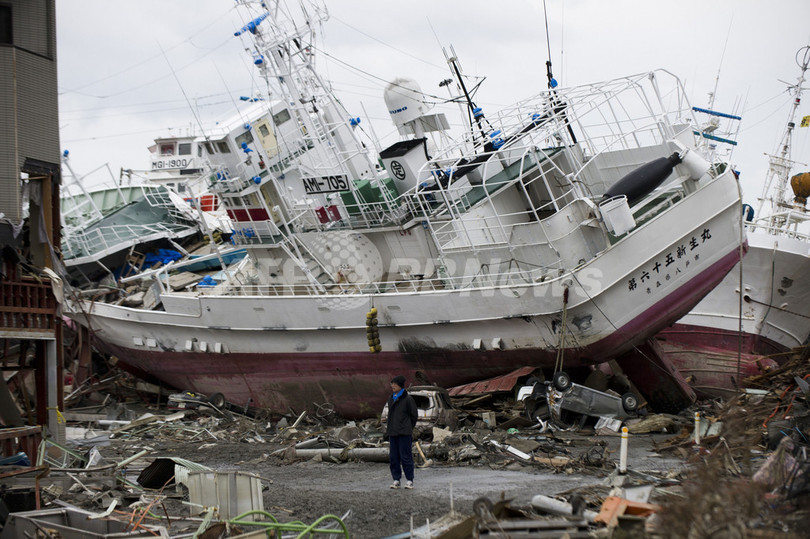 【写真特集】津波の壮絶さを物語る船の残がい、東北地方太平洋沖地震 写真28枚 国際ニュース：AFPBB News