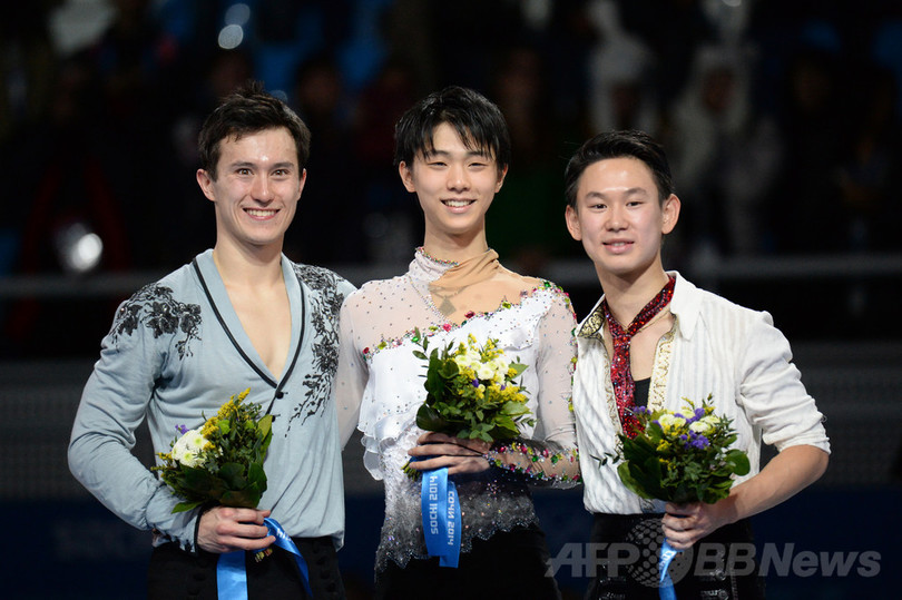 羽生、フィギュアで日本男子初金メダルの快挙 羽生、フィギュアで日本男子初金メダルの快挙