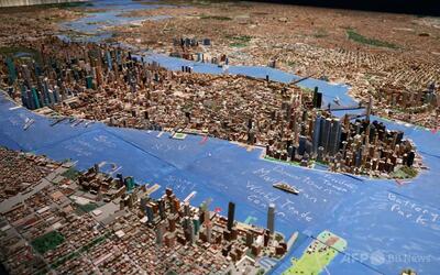 自宅地下室で21年かけ制作 ニューヨーク市の模型、博物館で展示