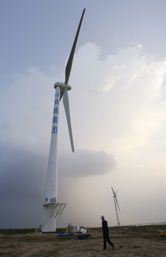 風力発電野で世界をリードできるか、中国
