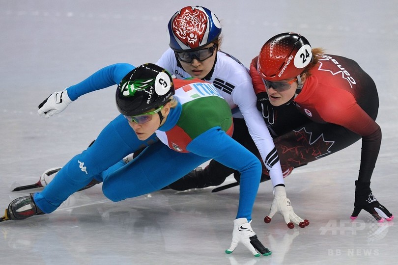 カナダのショートトラック選手に韓国国内から非難殺到、IOCは「敬意」求める カナダのショートトラック選手に韓国国内から非難殺到、IOCは「敬意」求める