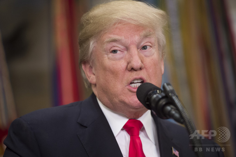 トランプ大統領が「フェイクニュース賞」発表、1位は… トランプ大統領が「フェイクニュース賞」発表、1位は…