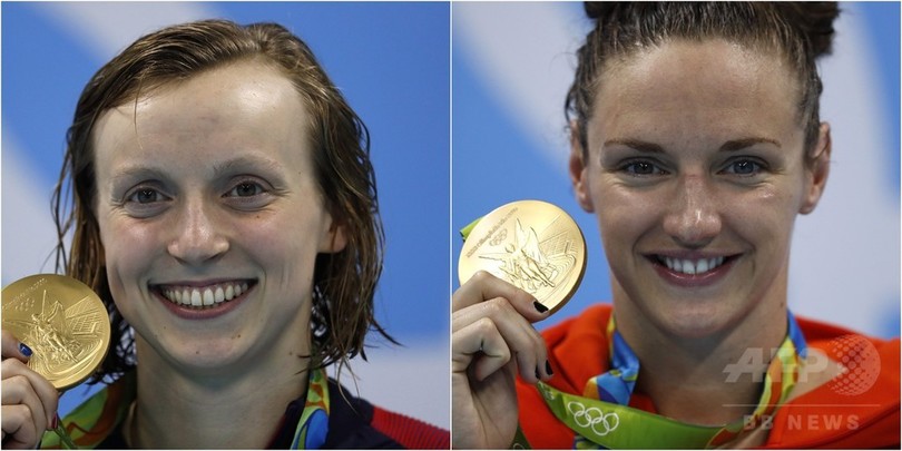 レデッキーとホッスーはこの日も止まらず金獲得、競泳女子 レデッキーとホッスーはこの日も止まらず金獲得、競泳女子