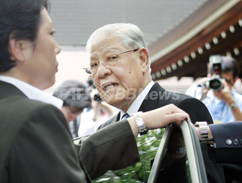 李登輝前台湾総統、靖国を訪問 李登輝前台湾総統、靖国を訪問