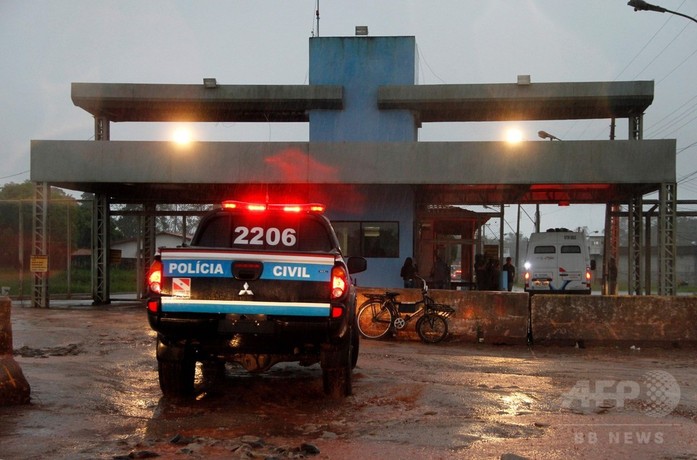 集団脱獄で銃撃戦、21人死亡 ブラジル北部 集団脱獄で銃撃戦、21人死亡 ブラジル北部