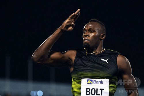 ボルトが母国ラストランで優勝、これまでの声援に「感謝」 ボルトが母国ラストランで優勝、これまでの声援に「感謝」