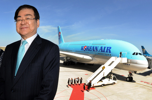 大韓航空副社長、機内サービスに激怒し乗務員降ろす
