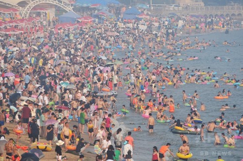 「鍋の中の水餃子」 青島の海辺 「鍋の中の水餃子」 青島の海辺