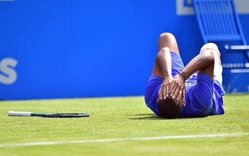 キリオスが途中棄権、ウィンブルドンは強行出場も エイゴン選手権 キリオスが途中棄権、ウィンブルドンは強行出場も エイゴン選手権