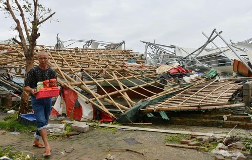 「スーパー台風」14号、中国福建省に上陸 過去67年間で最強 「スーパー台風」14号、中国福建省に上陸 過去67年間で最強
