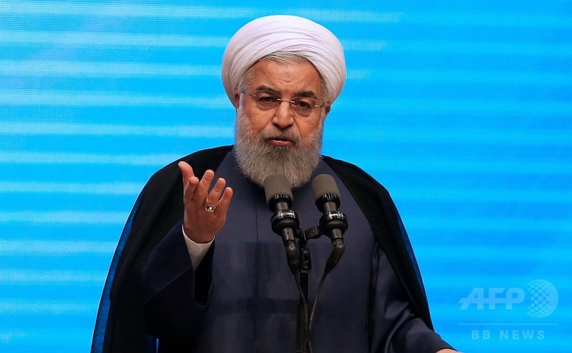 イラン大統領、米離脱でも核合意残留を示唆 イラン大統領、米離脱でも核合意残留を示唆