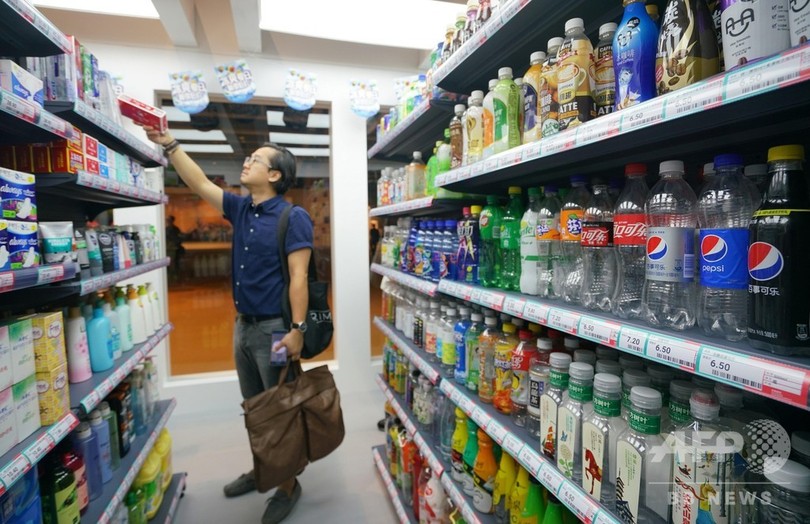 香港に「奇妙なスーパー」登場 中身ない商品が売り