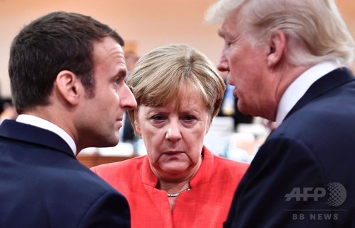 マクロン仏大統領の見事な外交手腕、独仏の力関係に注目 マクロン仏大統領の見事な外交手腕、独仏の力関係に注目
