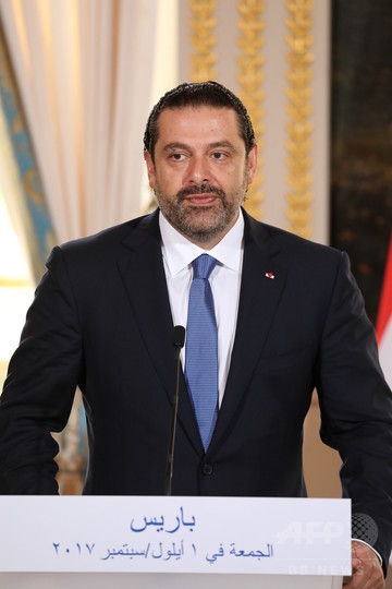 サウジで辞意表明のレバノン首相、フランスに出発 テレビ報道 サウジで辞意表明のレバノン首相、フランスに出発 テレビ報道