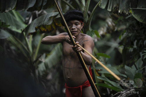 アマゾン孤立先住民、違法採金者6人を弓矢で射殺 アマゾン孤立先住民、違法採金者6人を弓矢で射殺
