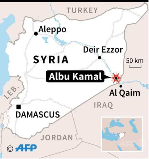シリア政府軍が奪還したばかりの町、ISの反攻で40%超失う シリア政府軍が奪還したばかりの町、ISの反攻で40%超失う