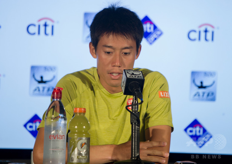 錦織圭が全豪OP欠場、負傷した右手首の回復間に合わず 錦織圭が全豪OP欠場、負傷した右手首の回復間に合わず