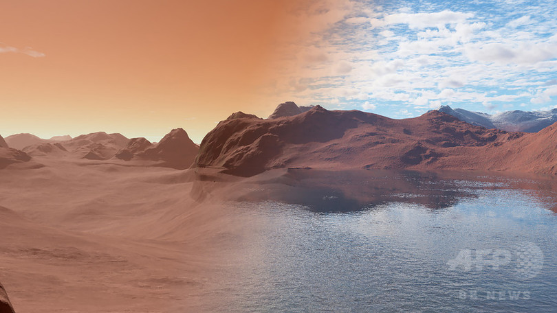 火星の消失した水、岩石内に存在の可能性 国際研究 火星の消失した水、岩石内に存在の可能性 国際研究