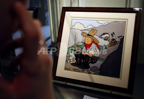「タンタン」原画、史上最高の1億2000万円で落札 「タンタン」原画、史上最高の1億2000万円で落札