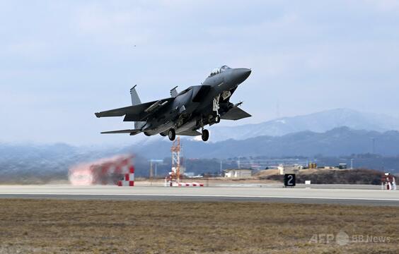 韓国防空識別圏にロ中軍用機侵入 戦闘機緊急発進
