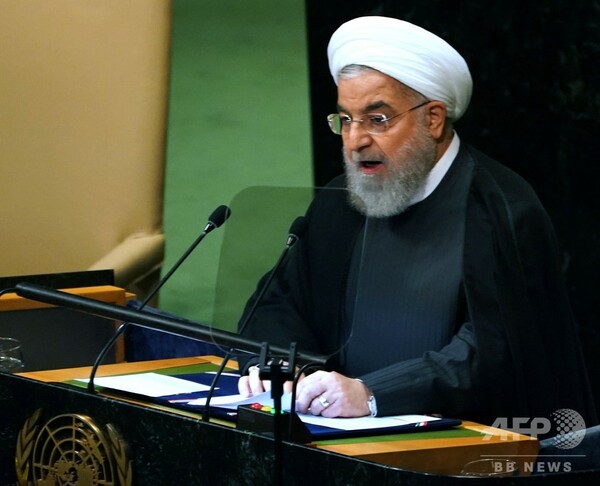 「トランプ氏はイラン政権転覆を企図」、ロウハニ師が猛批判