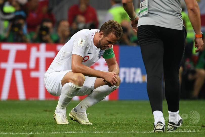 イングランド主将ケイン「がっかり」、W杯制覇の夢破れ失望隠せず イングランド主将ケイン「がっかり」、W杯制覇の夢破れ失望隠せず