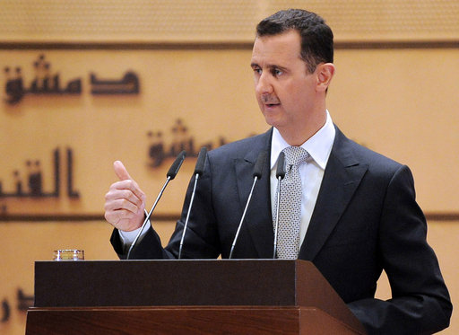 アサド大統領「テロリズムは鉄拳で制裁」、シリア