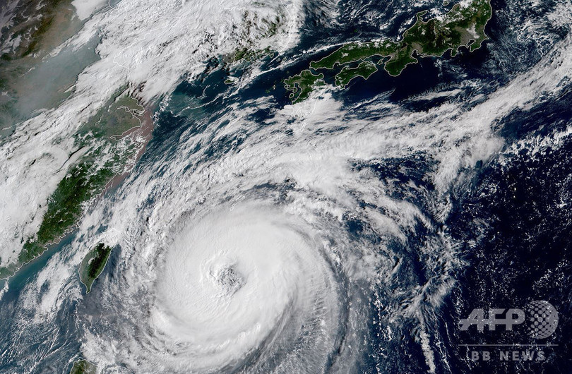 台風24号が日本に接近、暴風雨伴い列島縦断の見込み