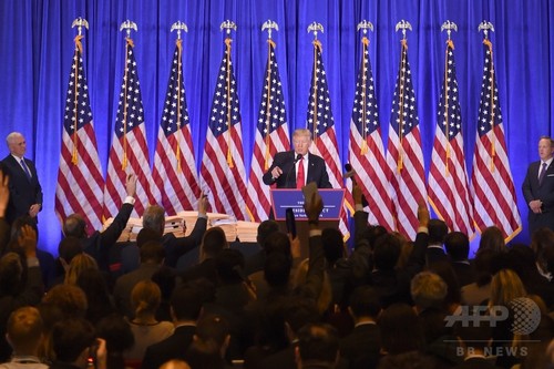 トランプ氏、ロシアの選挙妨害認める 当選後初の会見 トランプ氏、ロシアの選挙妨害認める 当選後初の会見
