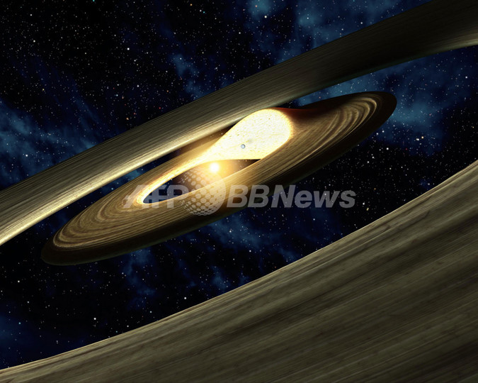 惑星を形成する円盤の仕組み、スピッツァー宇宙望遠鏡からのイメージ図 惑星を形成する円盤の仕組み、スピッツァー宇宙望遠鏡からのイメージ図
