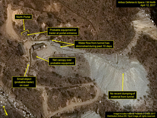 北朝鮮、核実験の「準備完了」と米シンクタンク 15日実施か 北朝鮮、核実験の「準備完了」と米シンクタンク 15日実施か