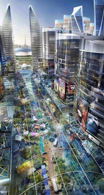 ドバイ、「気候制御都市」建設を計画 世界最大のモールも ドバイ、「気候制御都市」建設を計画 世界最大のモールも