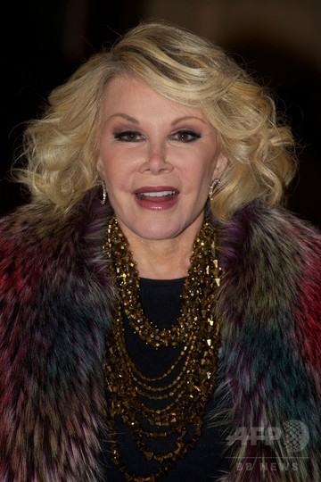 米コメディーの女王、ジョーン・リバーズさん死去 81歳 米コメディーの女王、ジョーン・リバーズさん死去 81歳