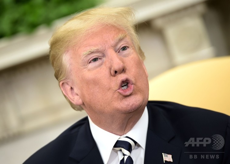トランプ大統領、北朝鮮に核放棄を呼び掛け トランプ大統領、北朝鮮に核放棄を呼び掛け