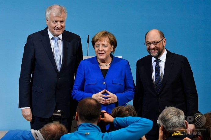 独2大政党、大連立発足に向けて「画期的」な合意