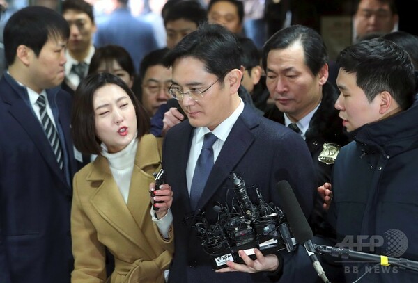 サムスン副会長を逮捕、汚職捜査の一環で 韓国