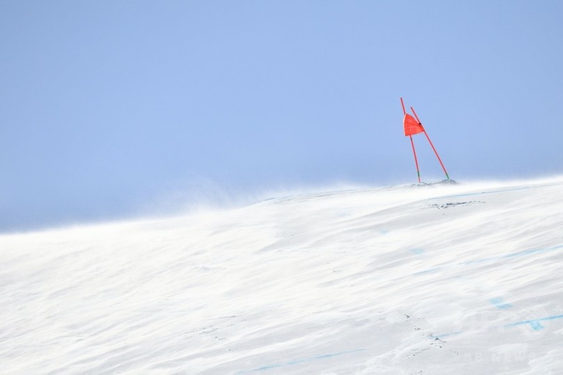 強風でアルペンスキー男子複合の一部コースが短縮、平昌五輪 強風でアルペンスキー男子複合の一部コースが短縮、平昌五輪