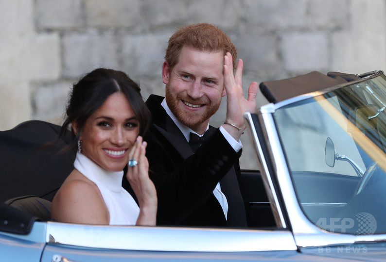 ヘンリー王子とメーガンさんの結婚式、ツイート660万件超え ヘンリー王子とメーガンさんの結婚式、ツイート660万件超え