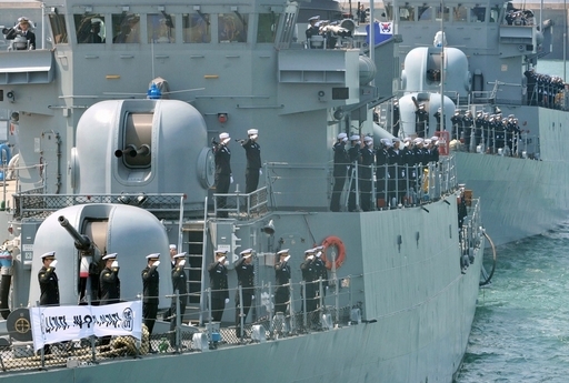 沈没した哨戒艦から火薬成分「RDX」、韓国国防相