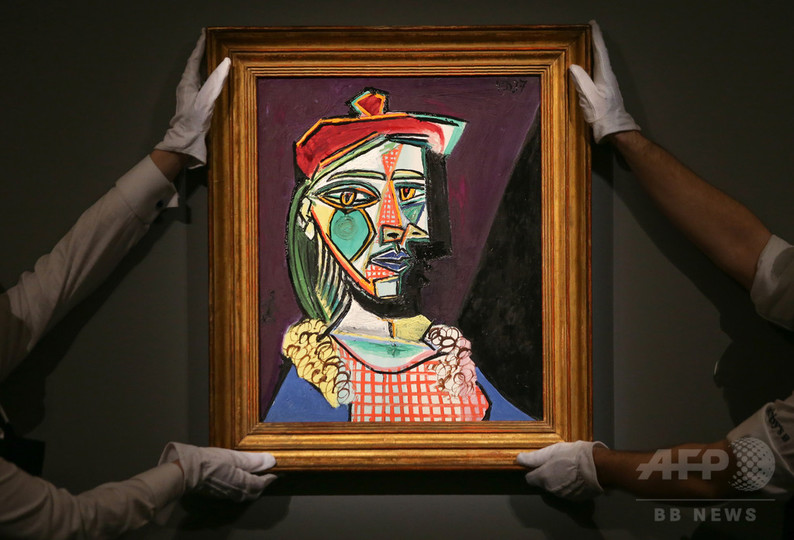 ピカソが描いた愛人の肖像画、73億円で落札 欧州記録更新 ピカソが描いた愛人の肖像画、73億円で落札 欧州記録更新